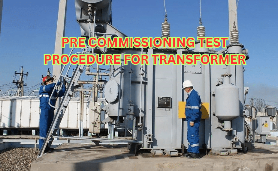 pre-commissioning transformer test